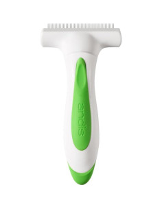 Rastrillo Deshedding Andis Premium 5.72x16.83cm Blanco-Verde 2
