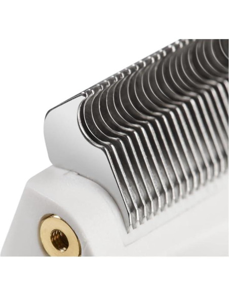 Rastrillo Deshedding Andis Premium 5.72x16.83cm Blanco-Verde