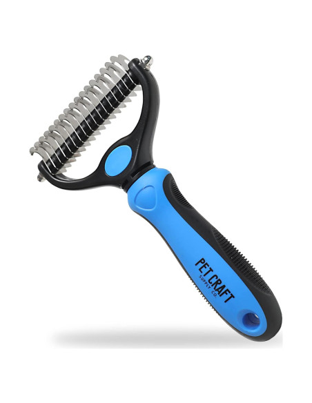 Rastrillo de Aseo 2-en-1 Pet Craft Supply para Perros y Gatos