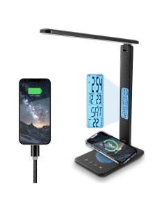 Lámpara de escritorio LED Xicyole SX2301 con carga USB y táctil