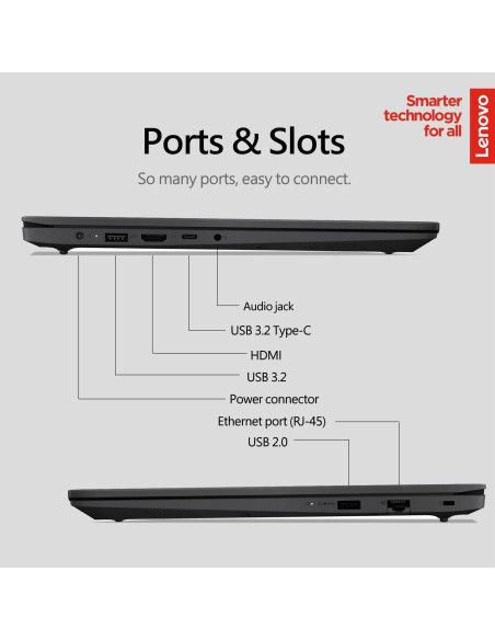 Laptop Lenovo V15 | Intel Celeron N5100 | 16GB RAM | 1TB SSD | 15.6" FHD | Windows 11 Home
