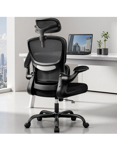 Silla de Oficina Ergonómica BESTFAIR 2202H con Soporte Lumbar
