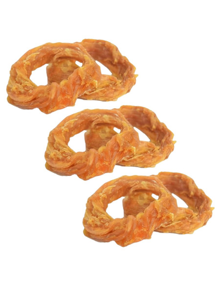 Anillos de Tendón de Pavo Ultra Chewy - Hipoalergénicos 28g