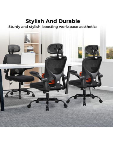 Silla de Oficina GTRACING Ergonómica con Soporte Lumbar 150 kg