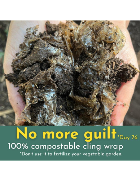 Dispensador de Envoltura Plástica Compostable Ikigaia 100.58m