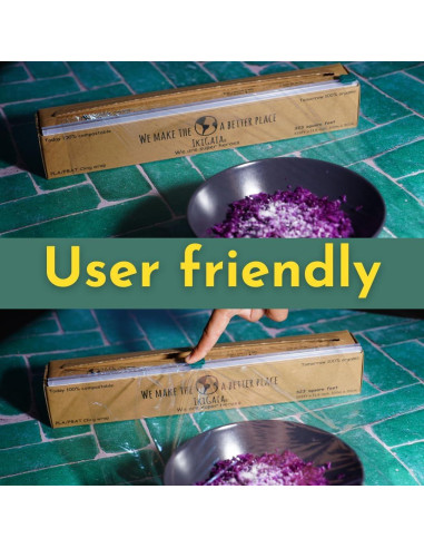 Dispensador de Envoltura Plástica Compostable Ikigaia 100.58m