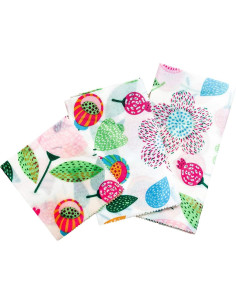 Cubiertas de Cera de Abeja Orgánica Noelle's Naturals - Juego de 3 2