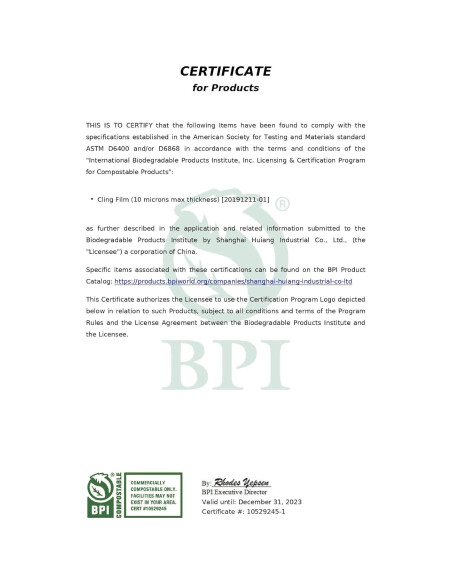 Dispensador de Envoltura Plástica Compostable Ikigaia 100.58m