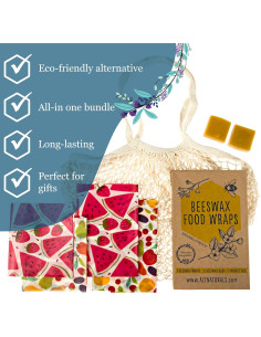 7 Envolturas de Cera de Abeja Imaginación Alternativa Ecológicas 2