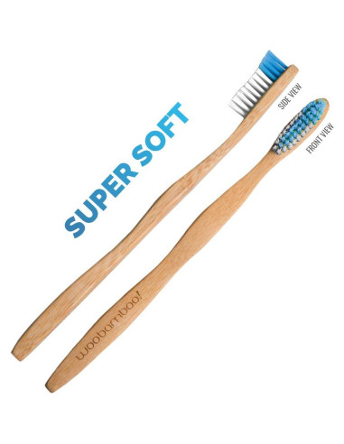 Cepillo de Dientes de Bambú Woobamboo - Adulto - Súper Suave - 4 Unidades