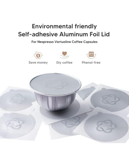 Cápsulas Reutilizables Nespresso Vertuo MG Coffee - 10 Piezas