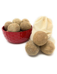 Bolas de Secado de 100% Lana de Alpaca - Set de 3 - Hipoalergénicas