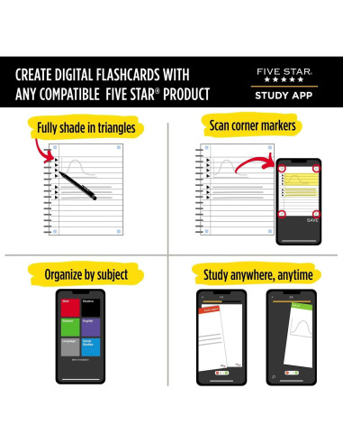 Cuaderno Espiral Five Star 1 Materia 80 Hojas Universitarias