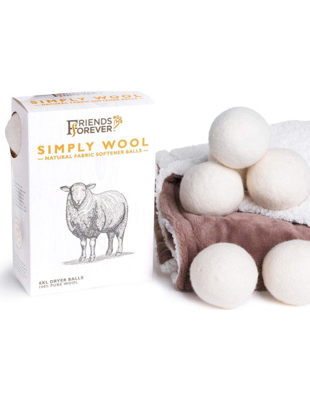 Bolas de Secado de Lana Friends Forever 6-Pack XL Ecológicas