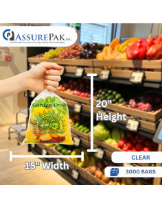 Rollos de Bolsas Transparentes Retail Bags Direct - 3000 Unidades - 38x51cm 2