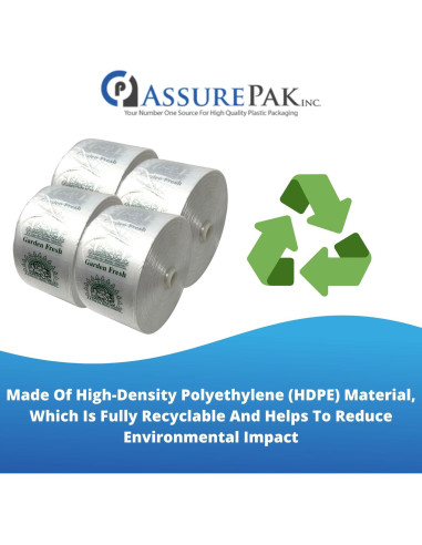 Rollos de Bolsas Transparentes Retail Bags Direct - 3000 Unidades - 38x51cm