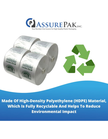 Rollos de Bolsas Transparentes Retail Bags Direct - 3000 Unidades - 38x51cm