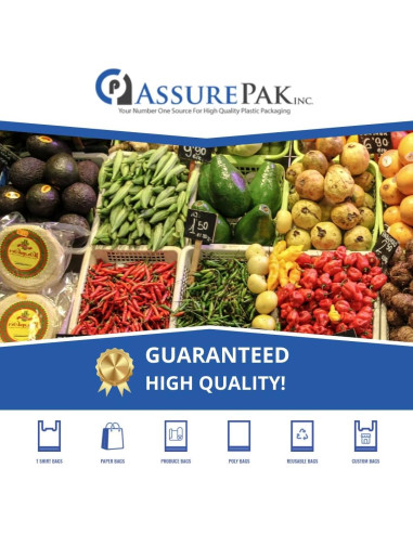 Rollos de Bolsas Transparentes Retail Bags Direct - 3000 Unidades - 38x51cm