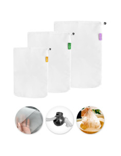 Bolsas Reutilizables para Leche de Nueces Purifyou - Set de 3