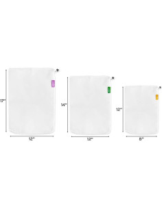 Bolsas Reutilizables para Leche de Nueces Purifyou - Set de 3 2