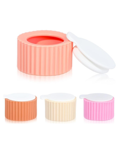 Frascos de Silicona RONRONS 20ml Aprobados por TSA - 4 Unidades