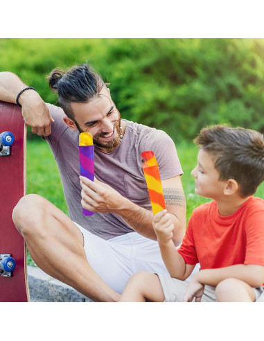 6 Moldes de Silicona para Paletas SAYAYA - Color Mezclado