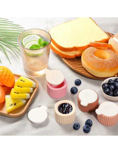 Frascos de Silicona RONRONS 20ml Aprobados por TSA - 4 Unidades