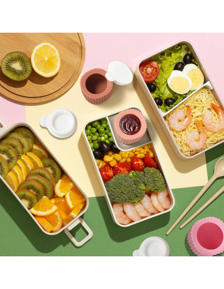 Frascos de Silicona RONRONS 20ml Aprobados por TSA - 4 Unidades