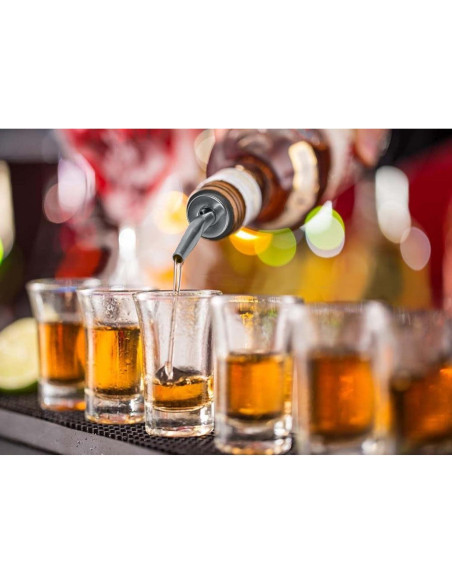 Juego de Vertedores de Licor WAFJAMF 6 Pcs Acero Inoxidable