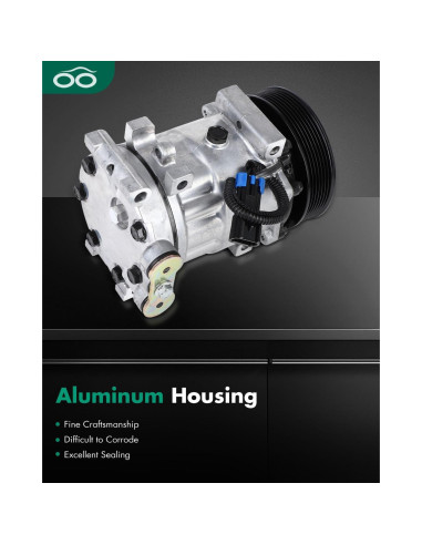 Compresor de AC SCITOO para Dodge Dakota/Durango/Ram 2002-2003