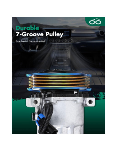 Compresor de AC SCITOO para Dodge Dakota/Durango/Ram 2002-2003