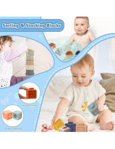 Juguetes Montessori EPOGG 6 en 1 para Bebés 6-18 Meses 2