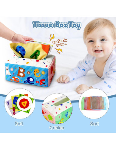 Juguetes Montessori EPOGG 6 en 1 para Bebés 6-18 Meses