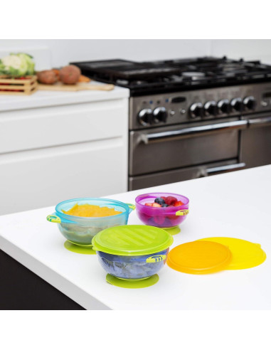 Set de Platos y Cuencos de Silicona EVLA para Bebés - Irrompibles