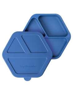 Plato de Silicona con Succión Tiny Twinkle - Dividido, Apto Microondas