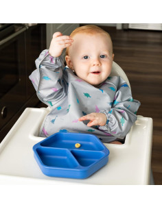 Plato de Silicona con Succión Tiny Twinkle - Dividido, Apto Microondas 2