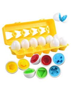 Juguetes de Huevos CPSYUB 12 PCS Montessori para Niños