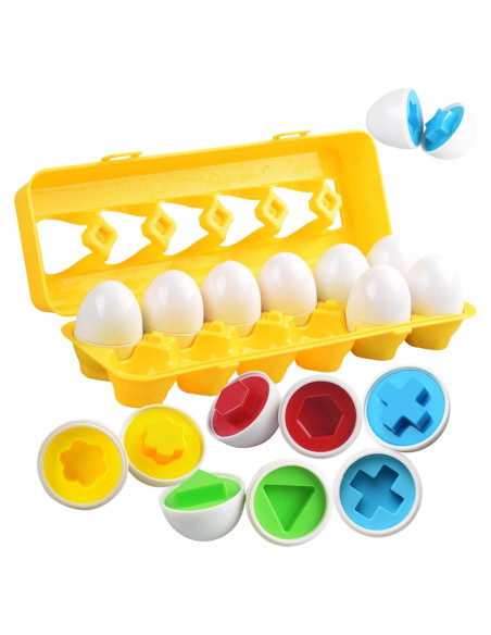 Juguetes de Huevos CPSYUB 12 PCS Montessori para Niños