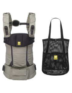 Portabebés Ergonómico LÍLLÉbaby Serenity 6-en-1 Gris Sombra