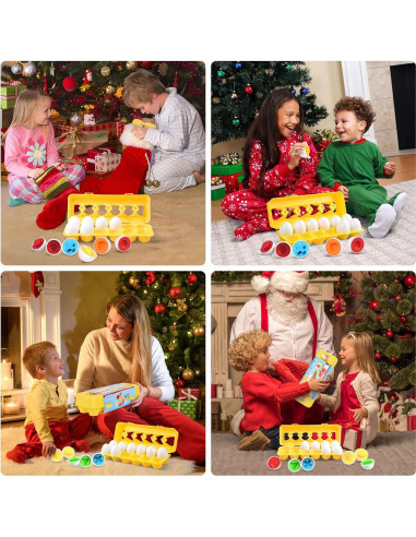 Juguetes de Huevos CPSYUB 12 PCS Montessori para Niños