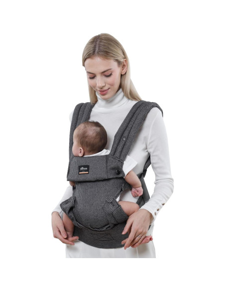 Portabebés Ergonómico SUNVENO Ajustable 0-14.97 kg Gris