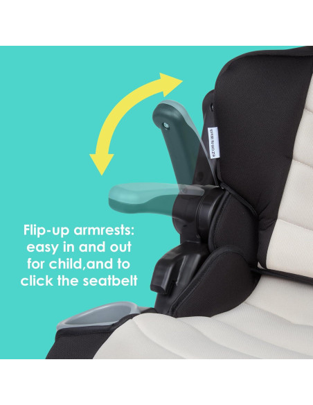 Asiento Elevador Plegable Baby Trend Protect 2-en-1 Dash Tan