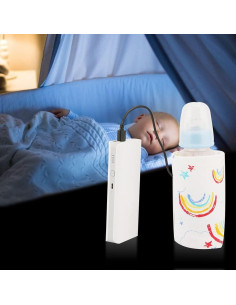 Calentador de Botellas USB Hilitand para Bebés - Rojo 2