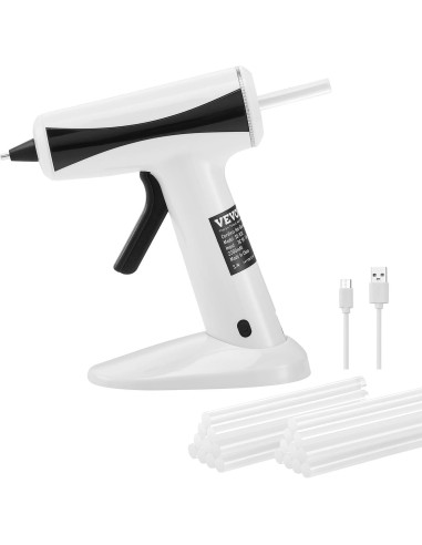 Pistola de Pegamento Caliente Inalámbrica VEVOR 2200mAh