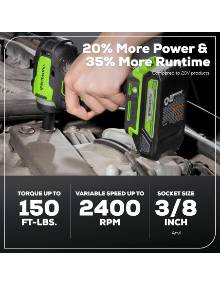 Kit de Herramientas Inalámbricas Greenworks 24V 2 Piezas