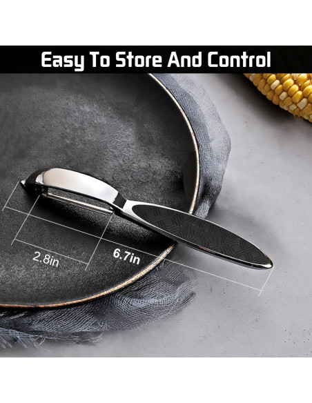 Pelador de Verduras NewGF en I, Acero Inoxidable, 10.16 cm Pelador de Verduras NewGF en I, Acero Inoxidable, 10.16 cm