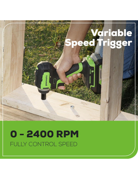 Kit de Herramientas Inalámbricas Greenworks 24V 2 Piezas