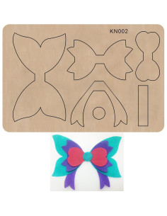 Troquel de Lazo Okjew - Compatible con Sizzi Big Shot - Madera 2