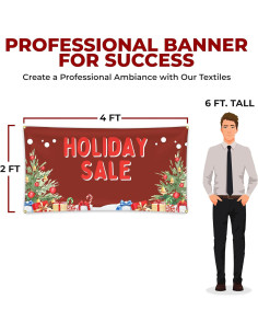 Banner de Poliéster Mavis Printing 1.22x0.61m para Ventas 2