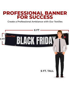 Banner Publicitario Mavis Printing 1.83x0.30m Poliester HD 2